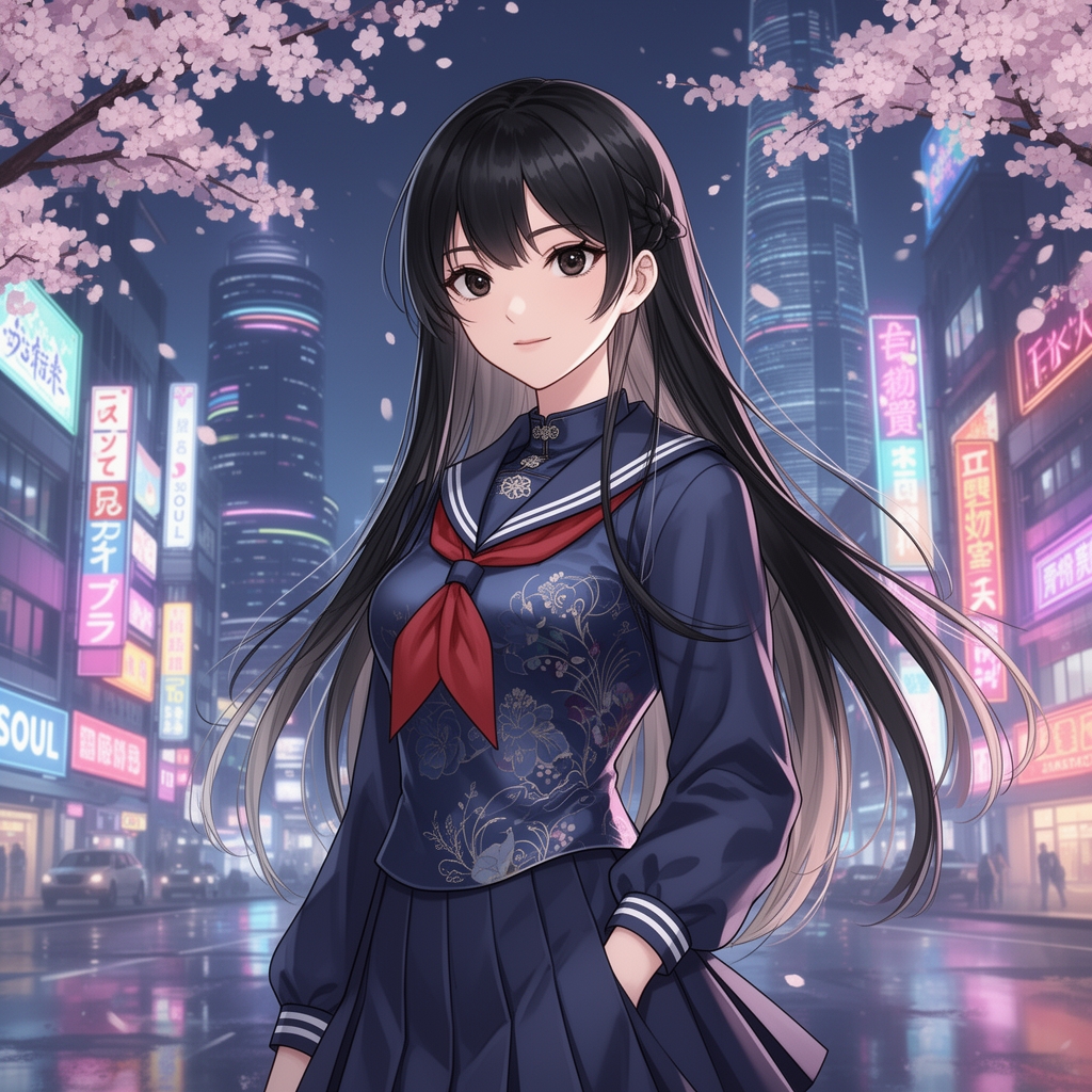 일본, 한국, 중국 사람들이 만약 아름답고 잘생긴 소녀라면?4