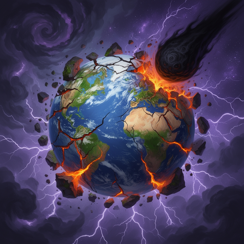 سیاره زمین در حال نابود شدن2