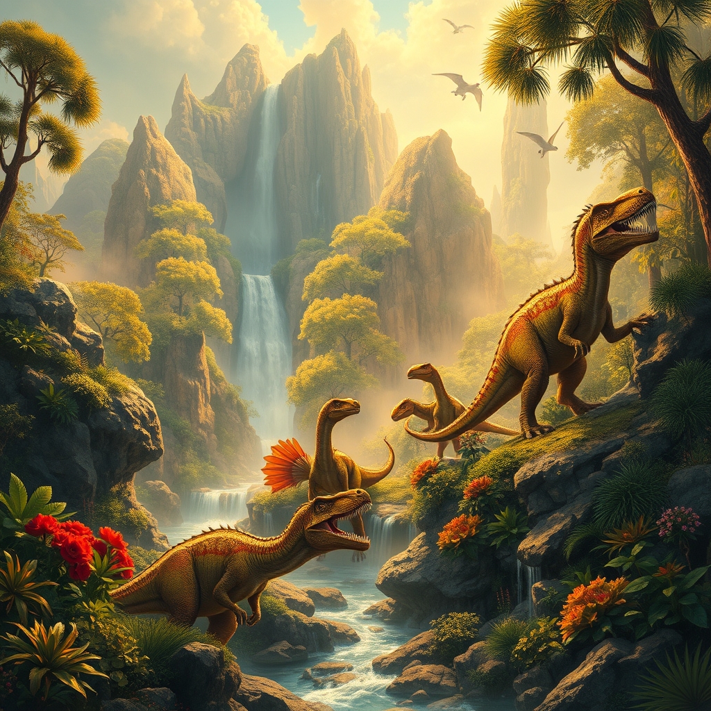 عکس دایناسور ها قبل انقراض22