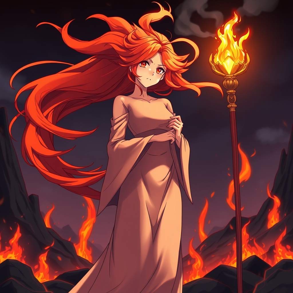 اگه آتیش ملکه داشت چه شکلی بود4