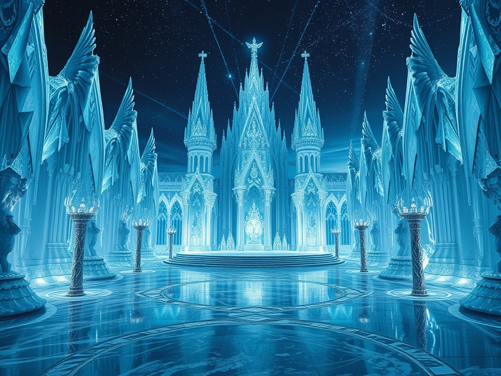 یک قصر ساخته شده از یخ که فرشتگان در آن زندگی می کنند 2