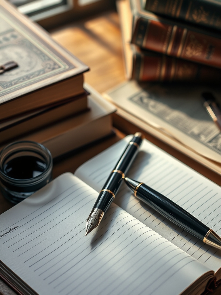 قلم و دفتر و کتاب و مرکب15