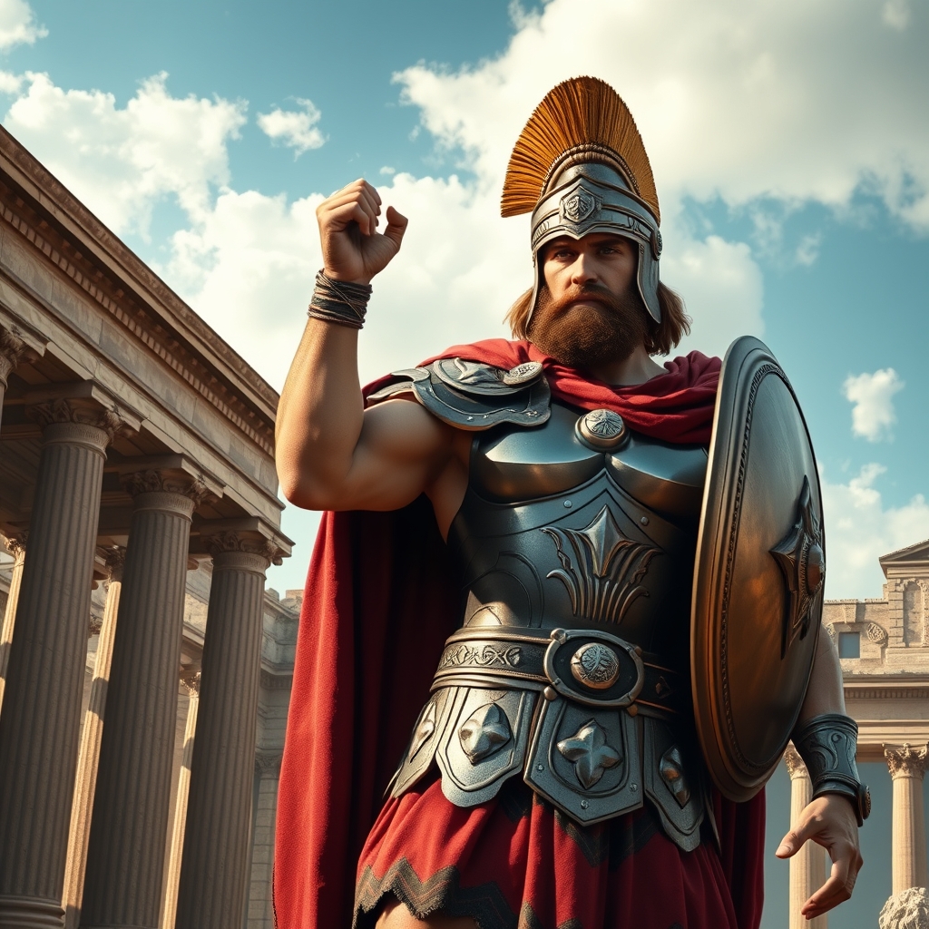 هرکول زره پوش روم باستان1