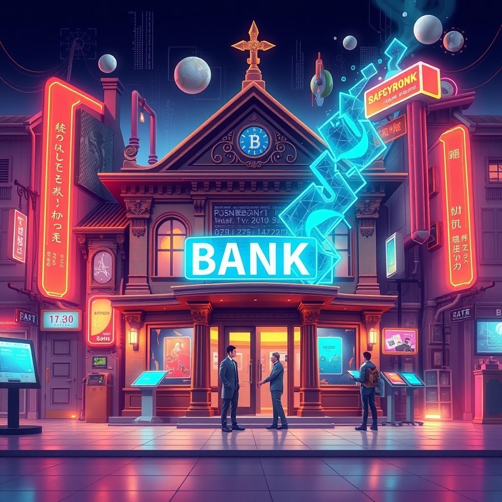 یک عکس از بانک سنتی که به بانک دیجیتال تبدیل میشود 20