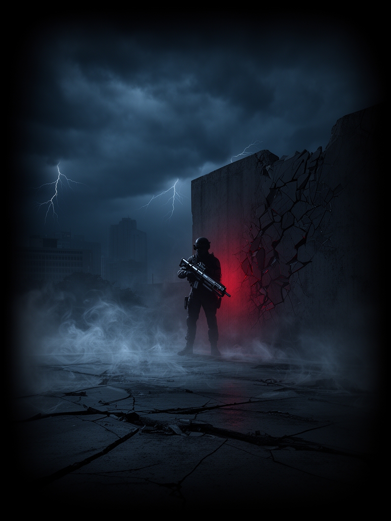 یه عکس برای پس زمینه گوشیم با حالت ترسناک از بازی کالاف دیوتی موبایل5