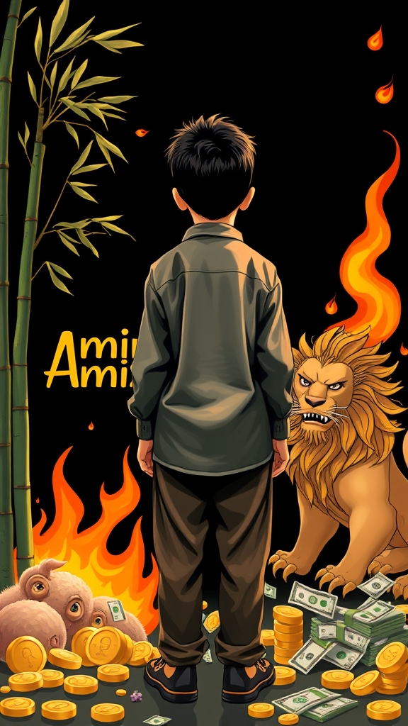 یک پسر پشت به دوربین کنارش نوشته باشد به انگلیسی "امیررضا" و دورش🎋🎋🎋🦁🦁🦁🦁🦁🔥🔥🔥🔥🔥💰💰💰💰💰💰💰💰💰💰💰💰💰💰💰💴💴💵💵💶💶💷💸💸💸💸💷💶💵💵🇺🇸🇺🇸🇺🇸🇺🇸🇺🇸🇺🇸🇺🇸🇺🇸🇺🇸🇺🇸12