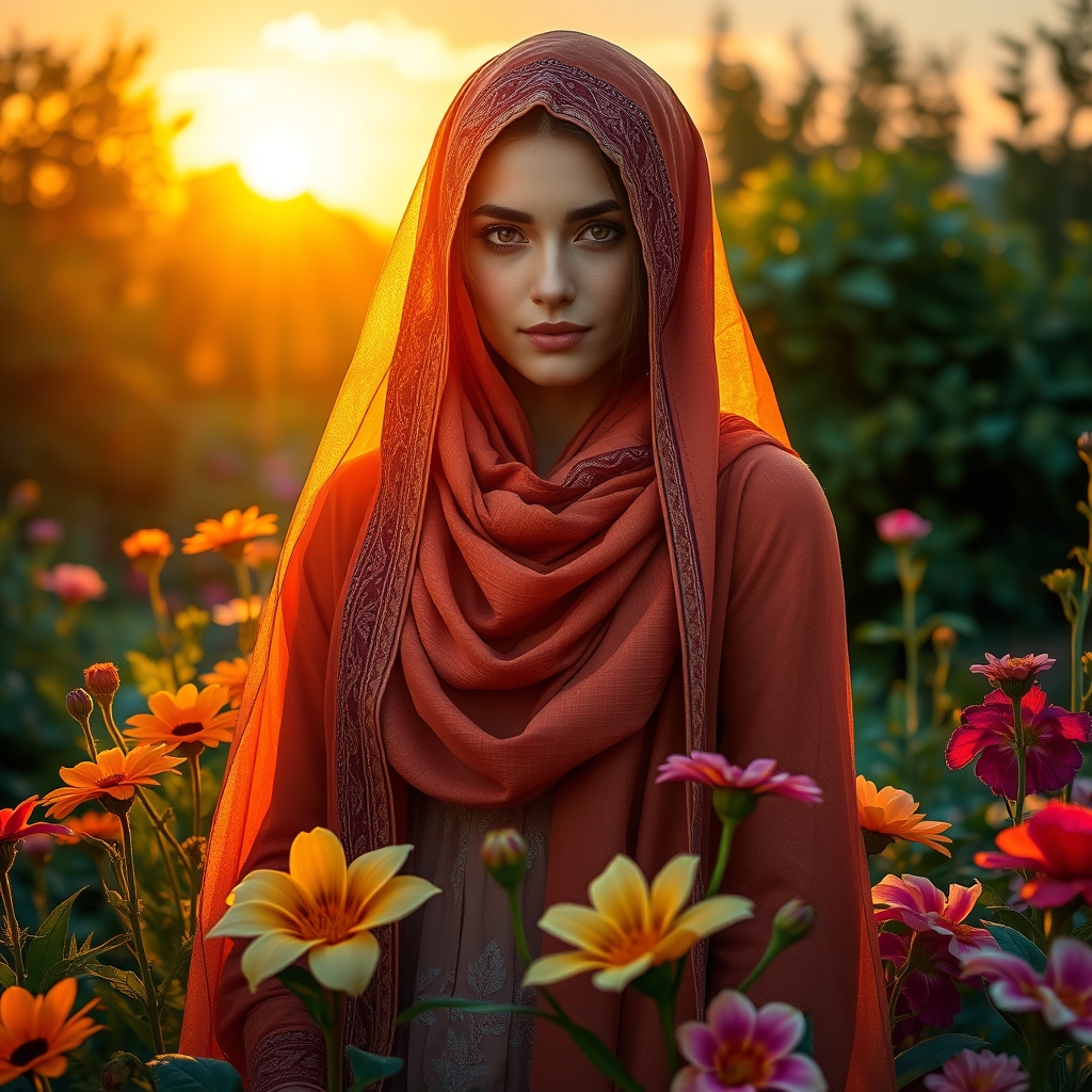 🧕🏻🌺💒🌅2
