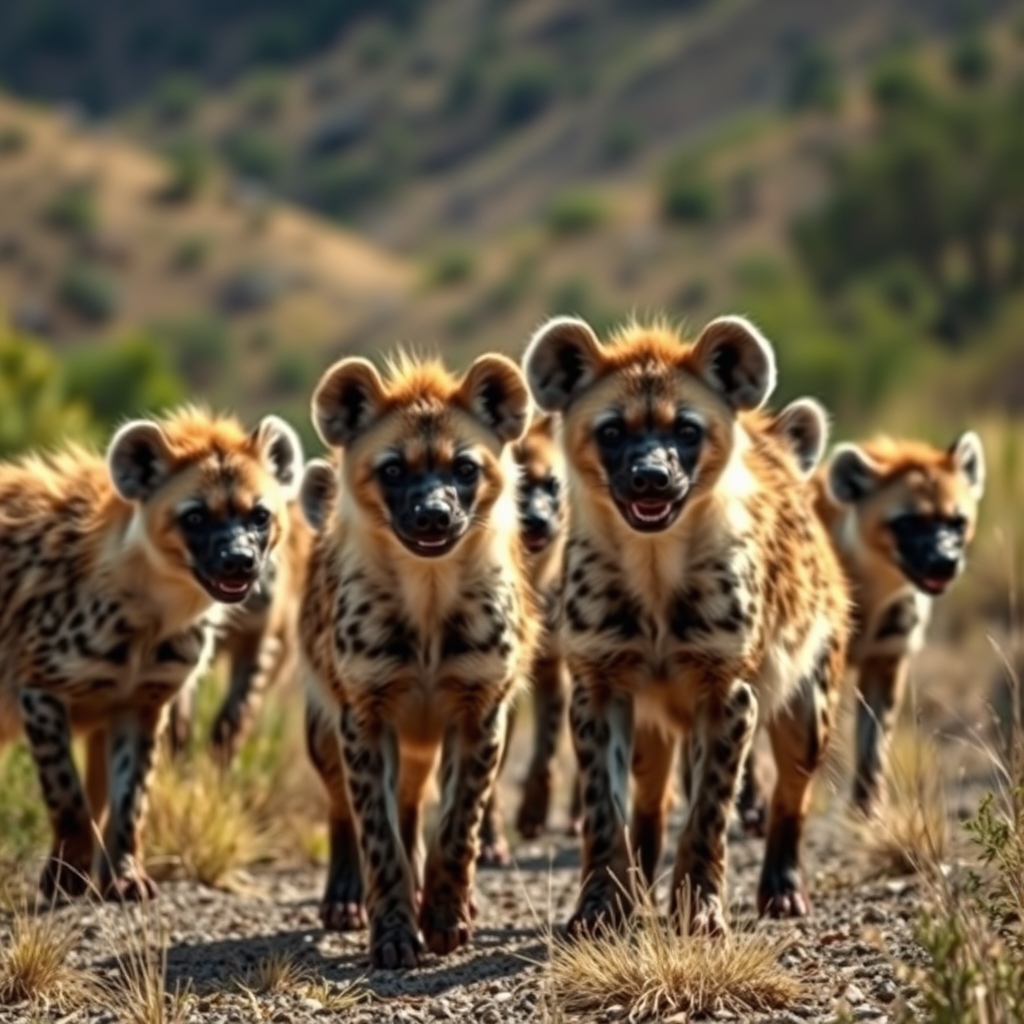 کفتار ها ی وحشی در دره6