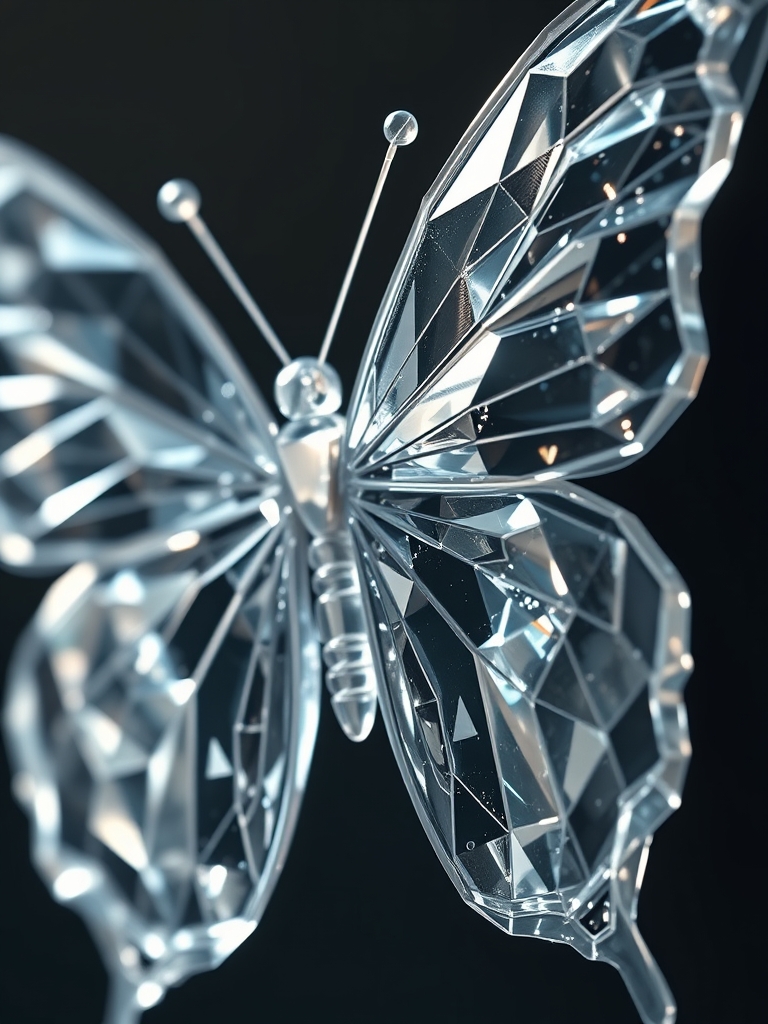 پروانه ای چند ضلعی بلوری23