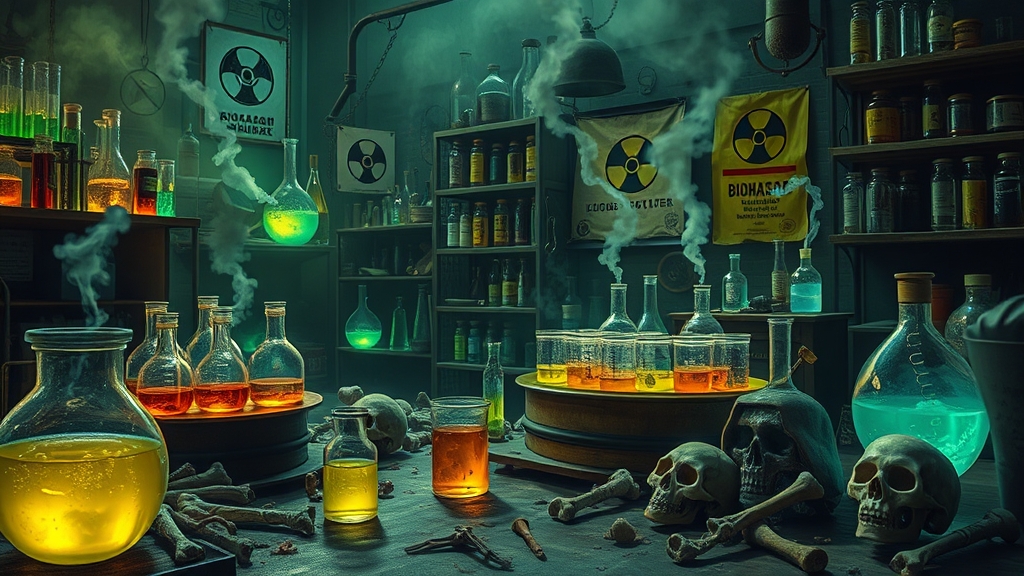 🧪🧫🧪🧪🧪☢️☢️☢️☢️☣️☣️☣️☣️☠️💀☠️💀☠️💀☠️8