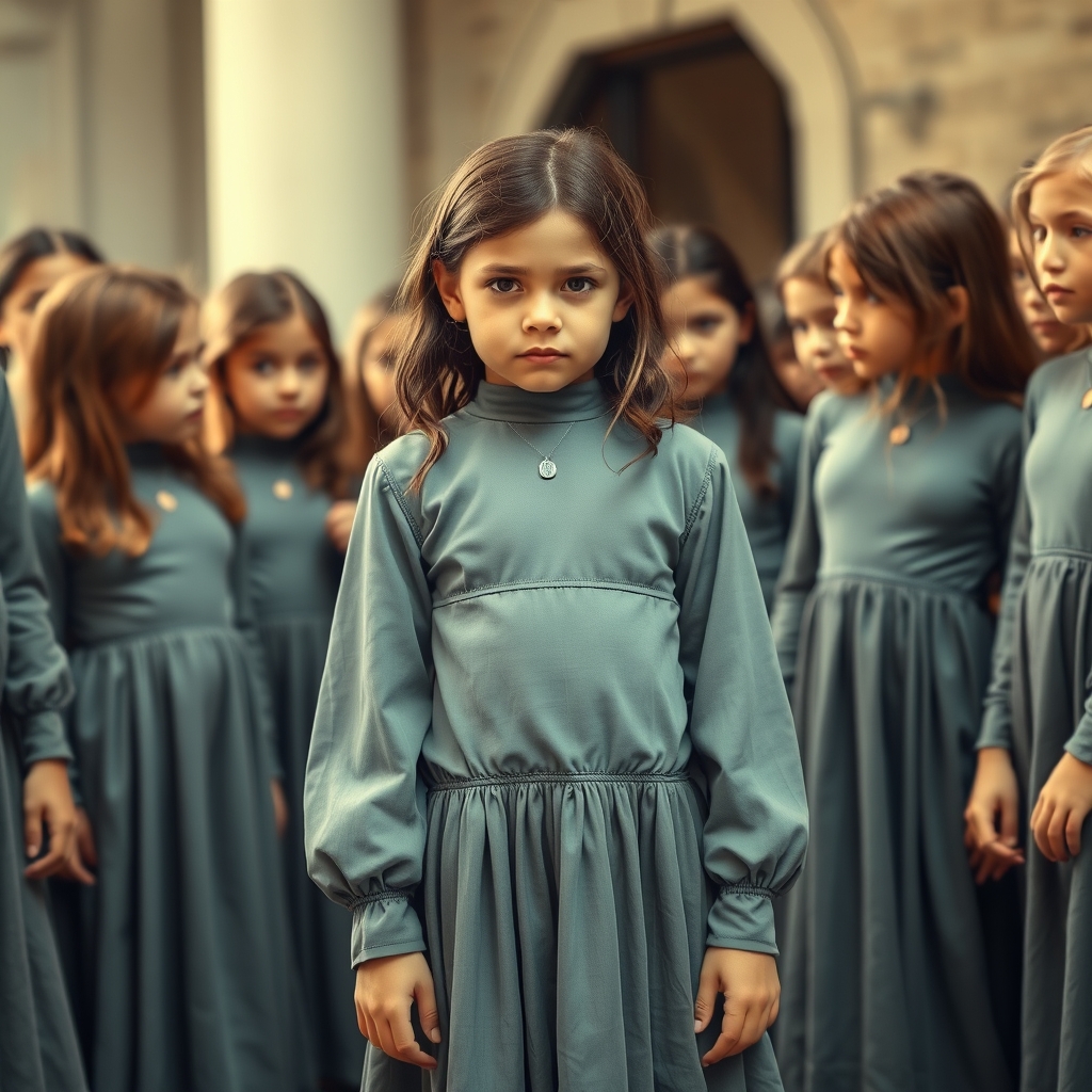 دختری که دخترانی را که زور گو هستند را کتک می زنند
15