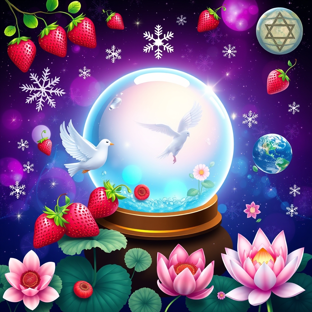 🔮❄️🍓🕊️🪷🪐3