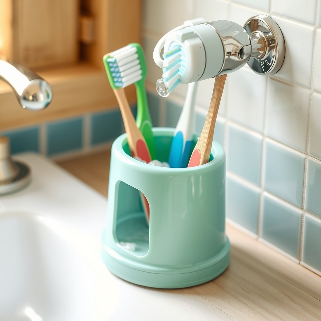 یه کاردستی از دستگاهی که بتونه مسواک هامون رو بشوره 8