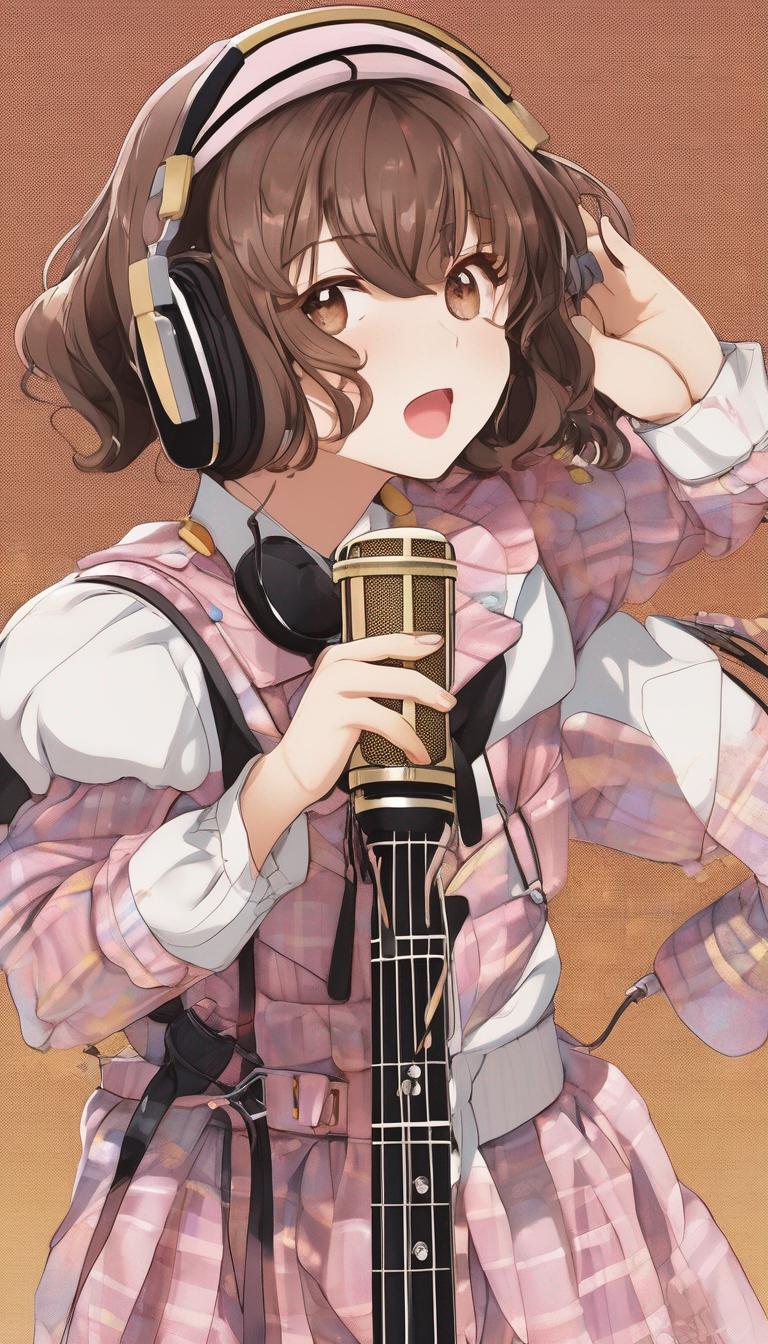 دختری که داره اواز میخونه22