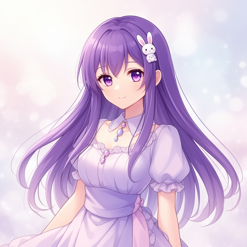 یک دختری به نام ای هوشینوکه شغل آن ایدلی است وموهای بلند وزیبایی به رنگ بنفش دارد ویک گیره ی خرگوشی داردودو چشم ستا رهای بنفش دارد1