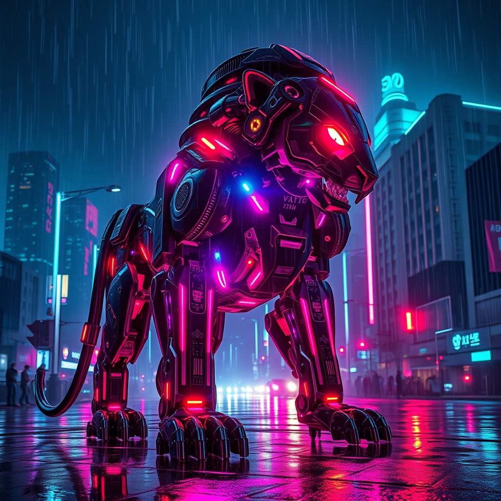 یک ربات شیر با تکنولوژی فوق پیشرفته14