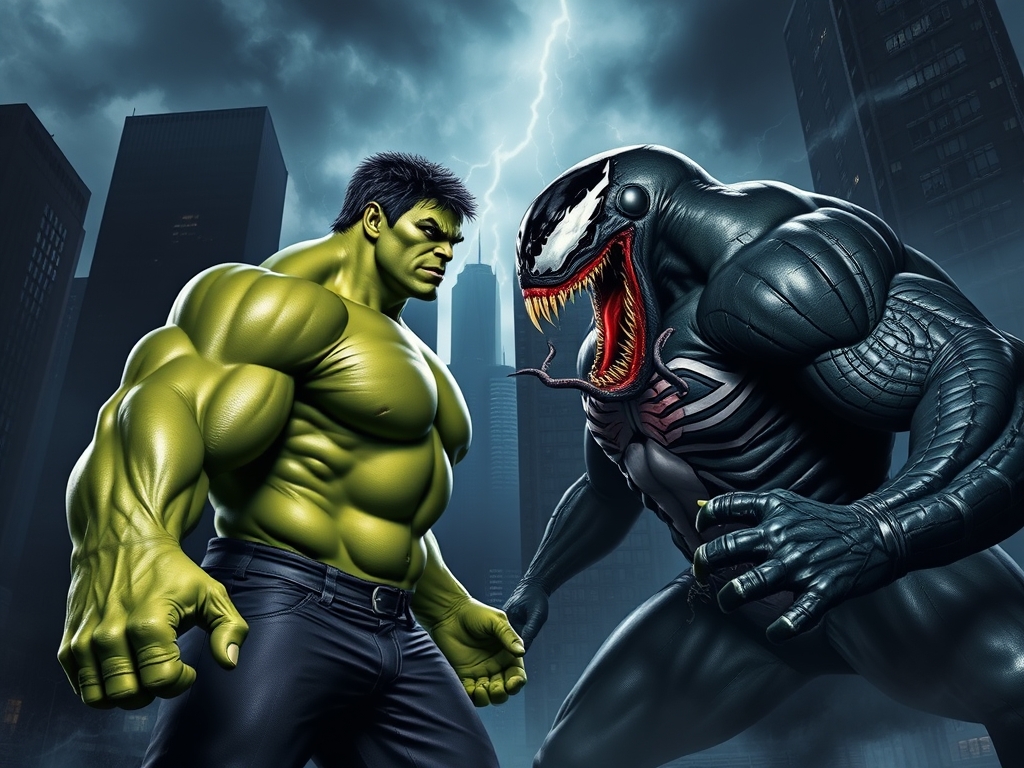 هالک  افسانه ای در مقابل ونم افسانه ای0