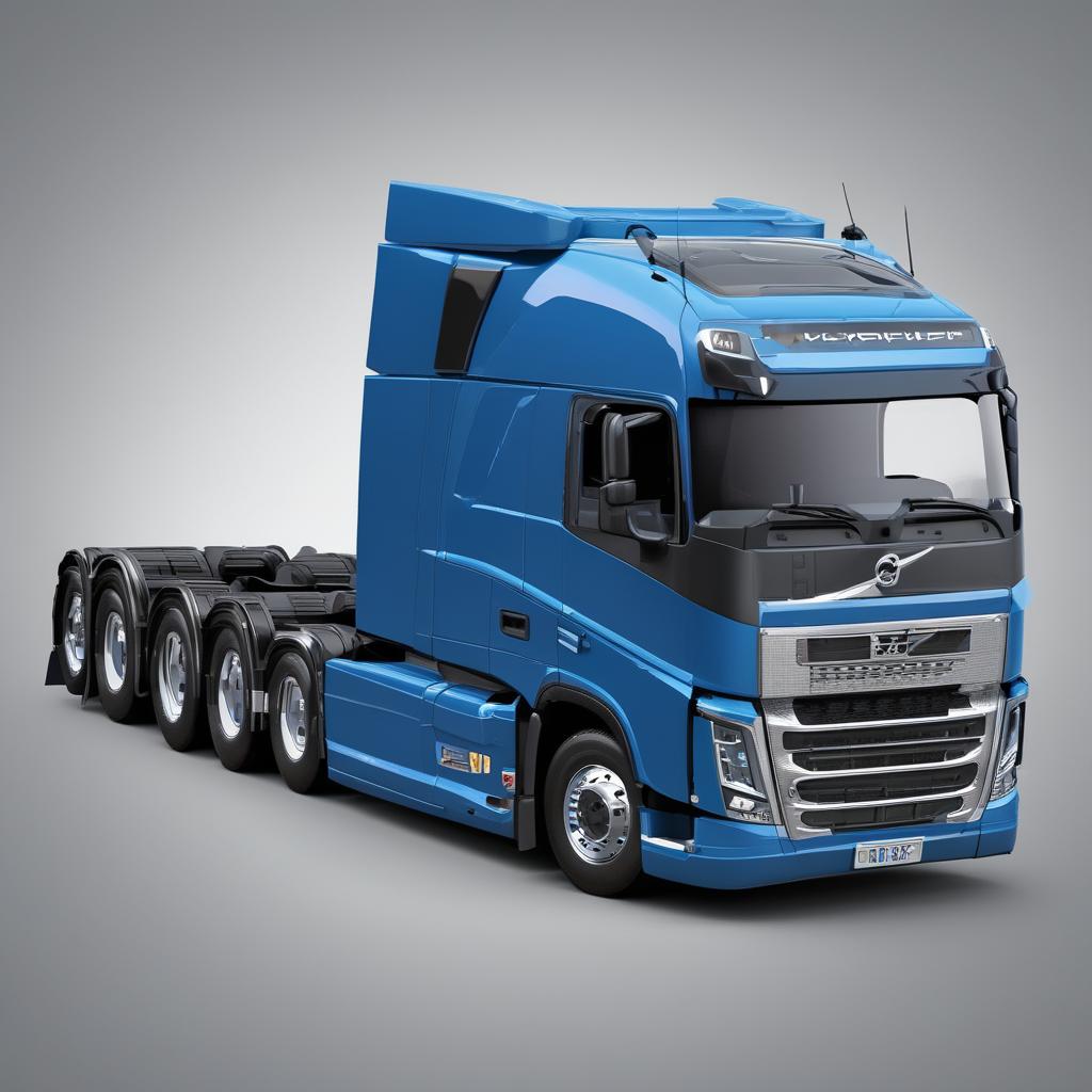 تریلی وولو fh500 آبی 11