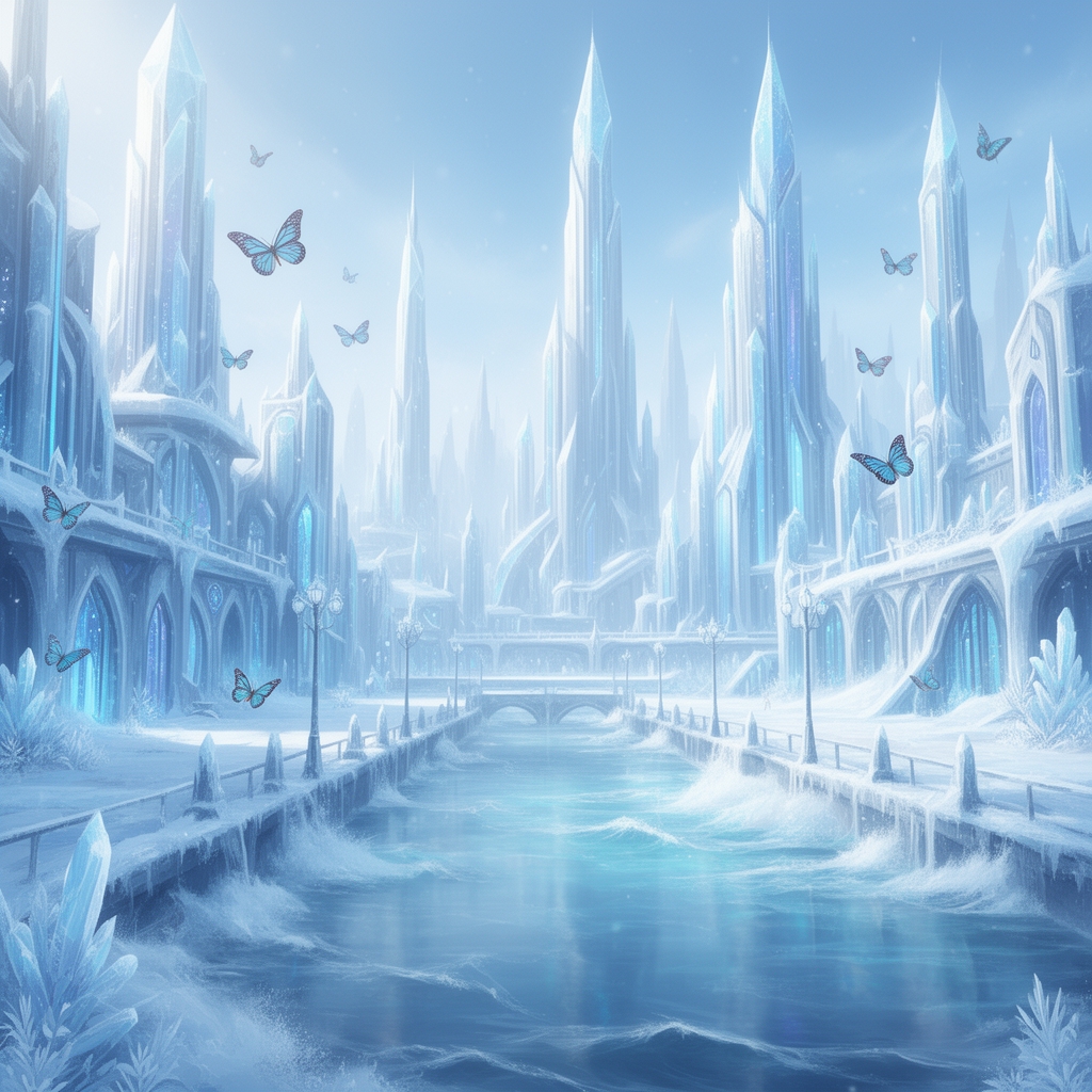 شهر یخی🦋🦋🦋🌊🌊🥶1