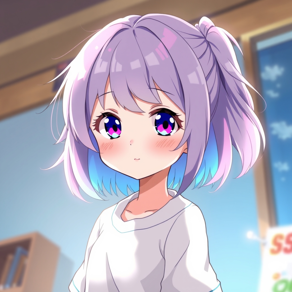 دختری با لباس کرومی و سینامورول و موهای کیوت و زیبا💙💕2