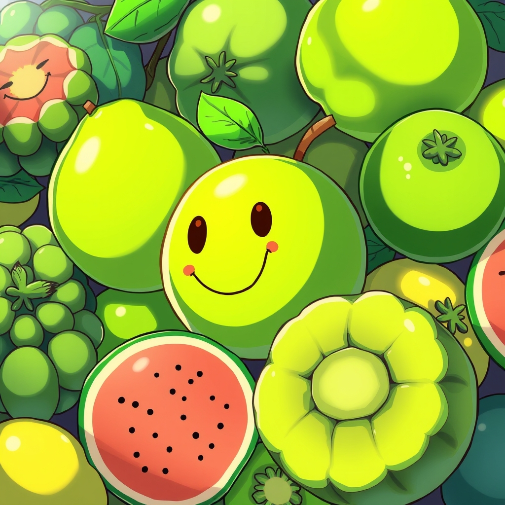 انواع میوه ی سبز15