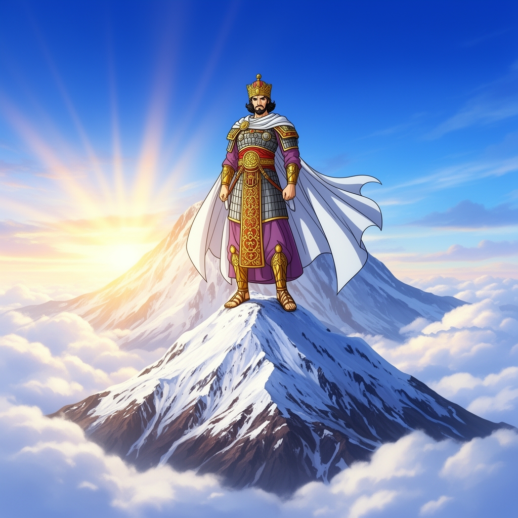 کوروش کبیر بالای قله دماوند 4