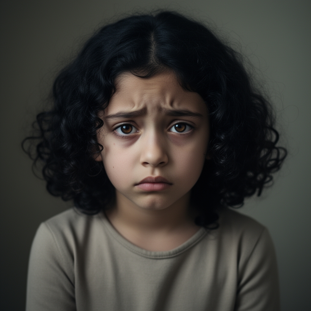 دختری با موهای فر مشکی چشمانی قهوای  پوستی سفید دارای افسردگی و فشار و توقع خانواده رویش 2