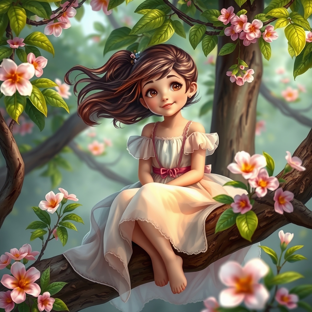 بهار اگه دختر بود
در شکل یک دختر ۱۱ ساله روی درخت نشسته16