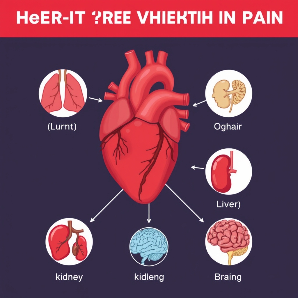 ی عکسی برام بساز که با درد گرفتن قلب چه اندام های دیگری در خطر قرار میگیرن 17