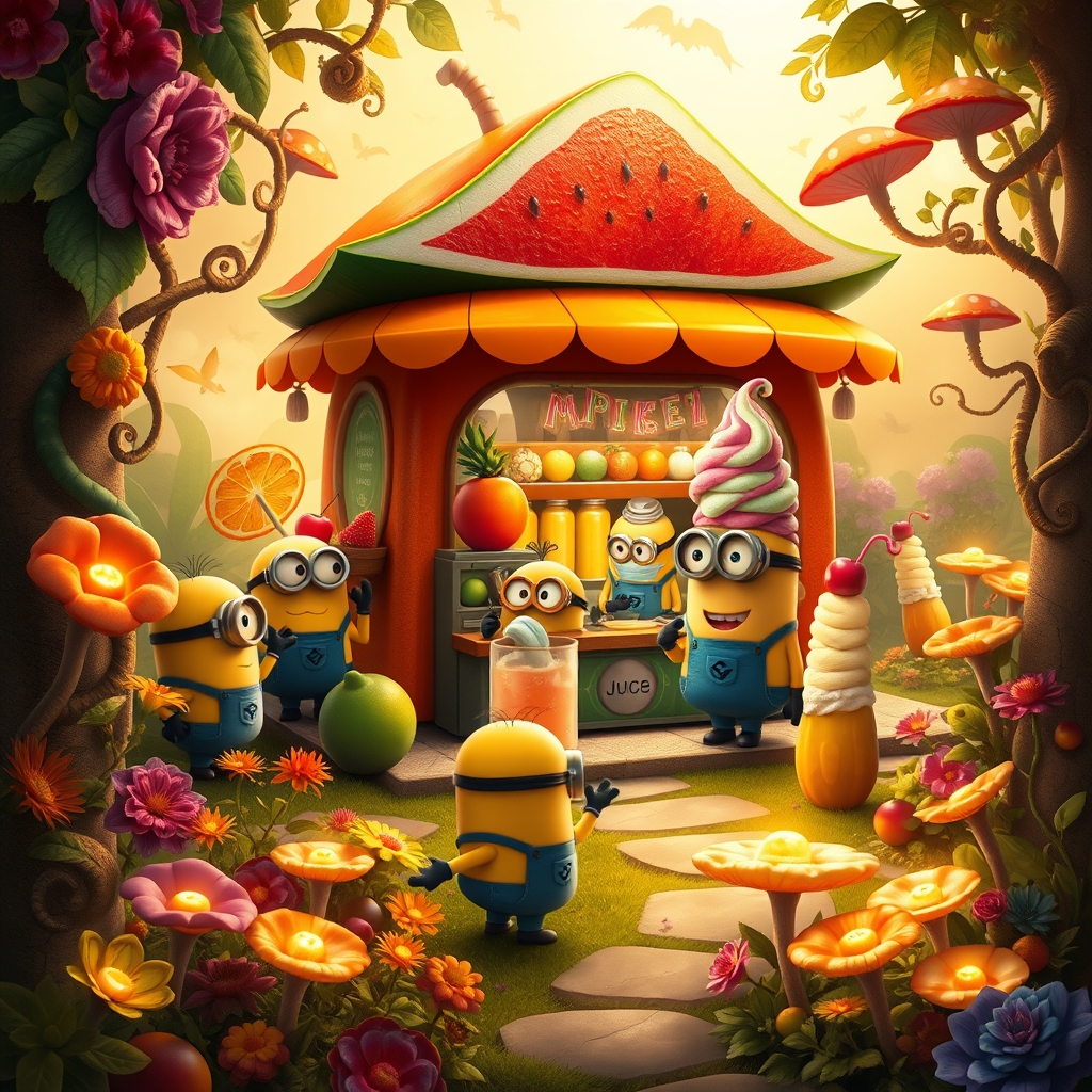 آبمیوه و بستنی فروشی مینیون ها1
