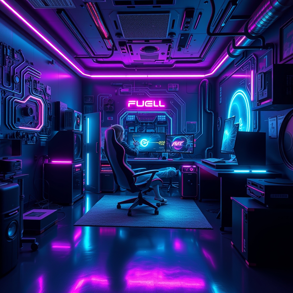 اتاقی گیمینگ و خفن
18