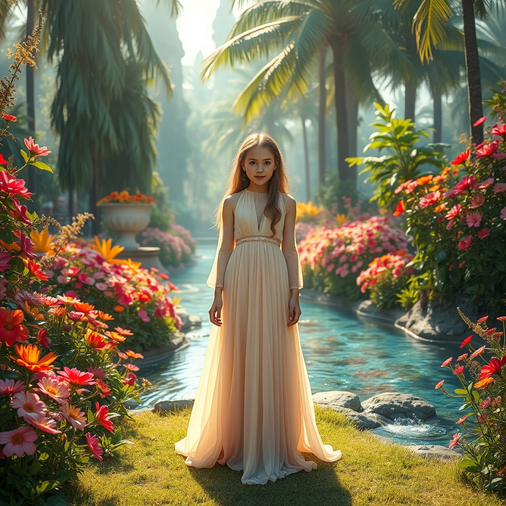 عکس دختری زیبا در وسط بهشت20