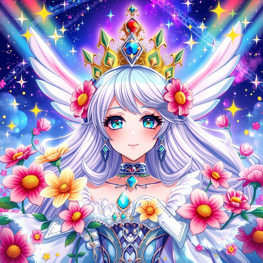 ملکه کرومی انیمه ای🌸🌌🌠🪷🪻🌈🩷💜🍑🍭💚💙🩵🦋🪼4