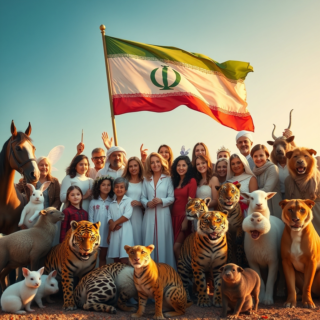 👶🧚👼🤱👯💃🧞🧞🧕🐎🐇🐿️🐅🐆🐑🦁🐕پرچم ایران در بالا باشد2
