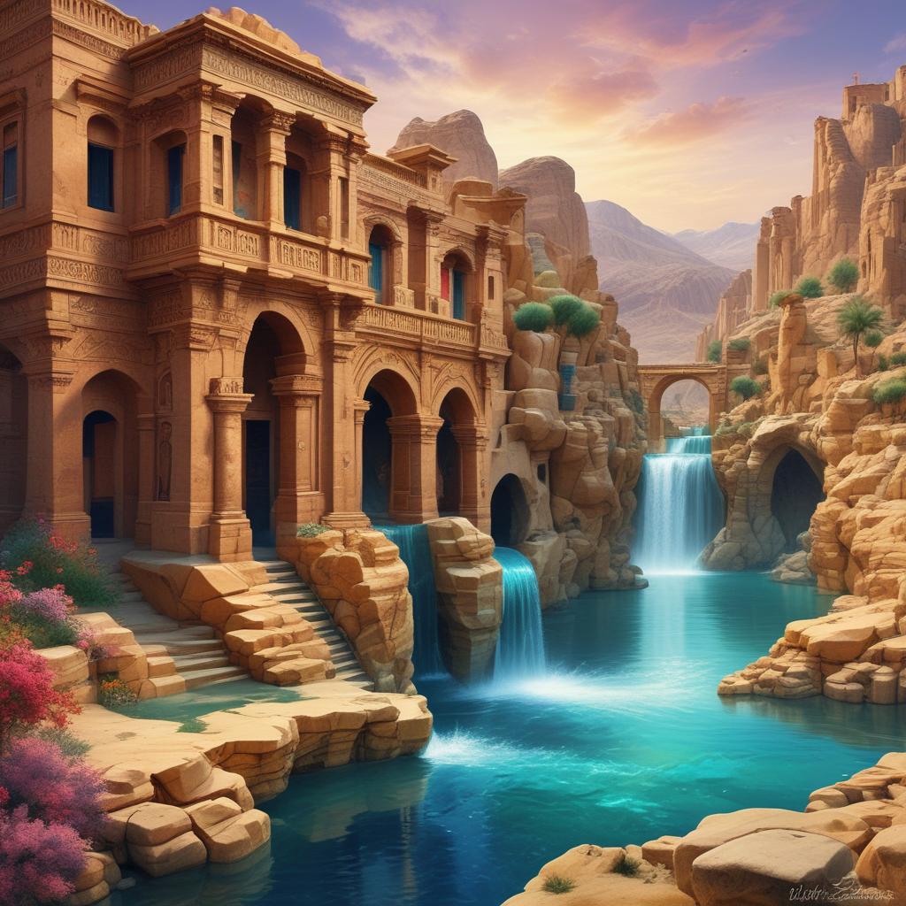 سازه های آبی شوشتر ترکیب با تخت جمشید شیراز17