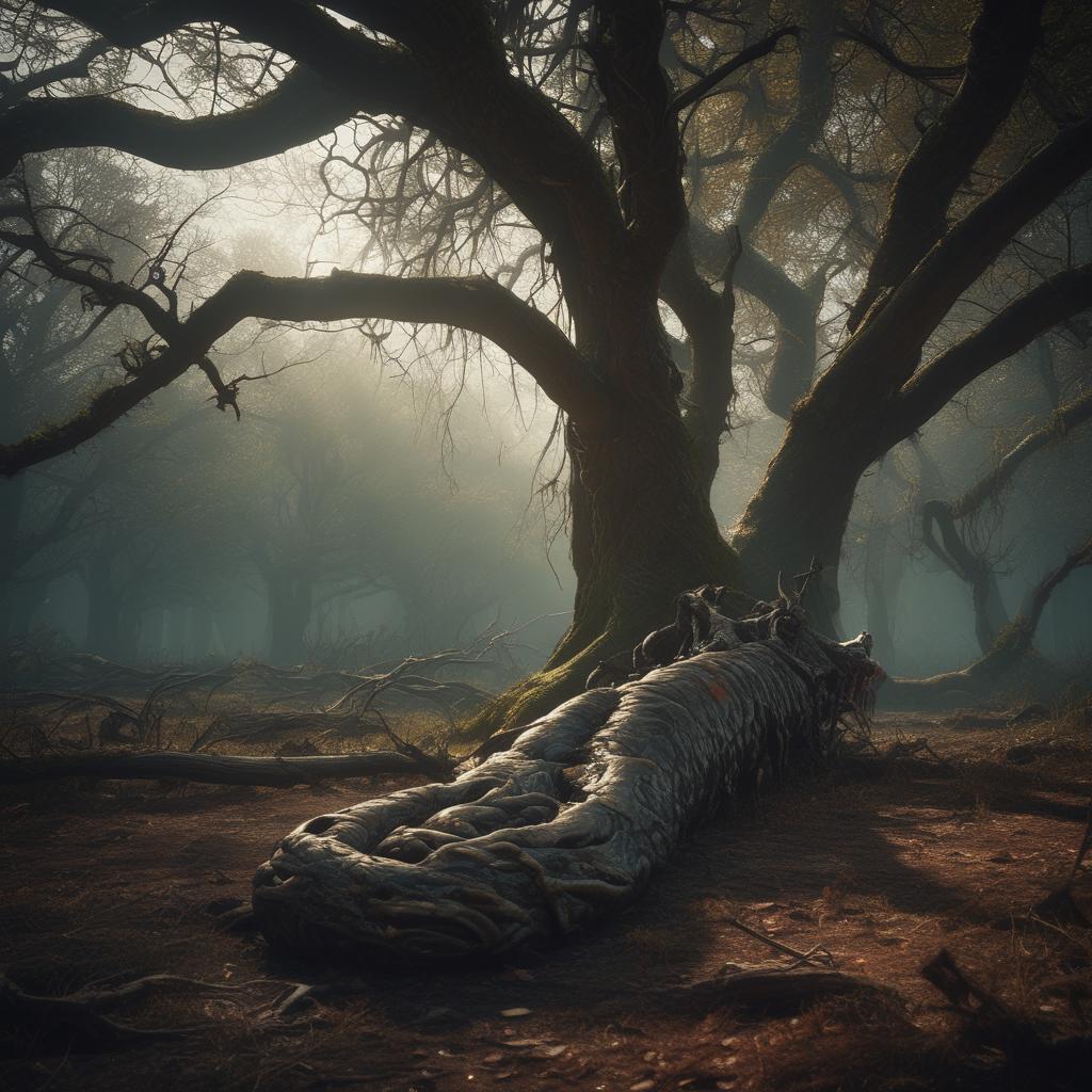 کرم خاکی قول پیکر زیر درخت خشک شده21