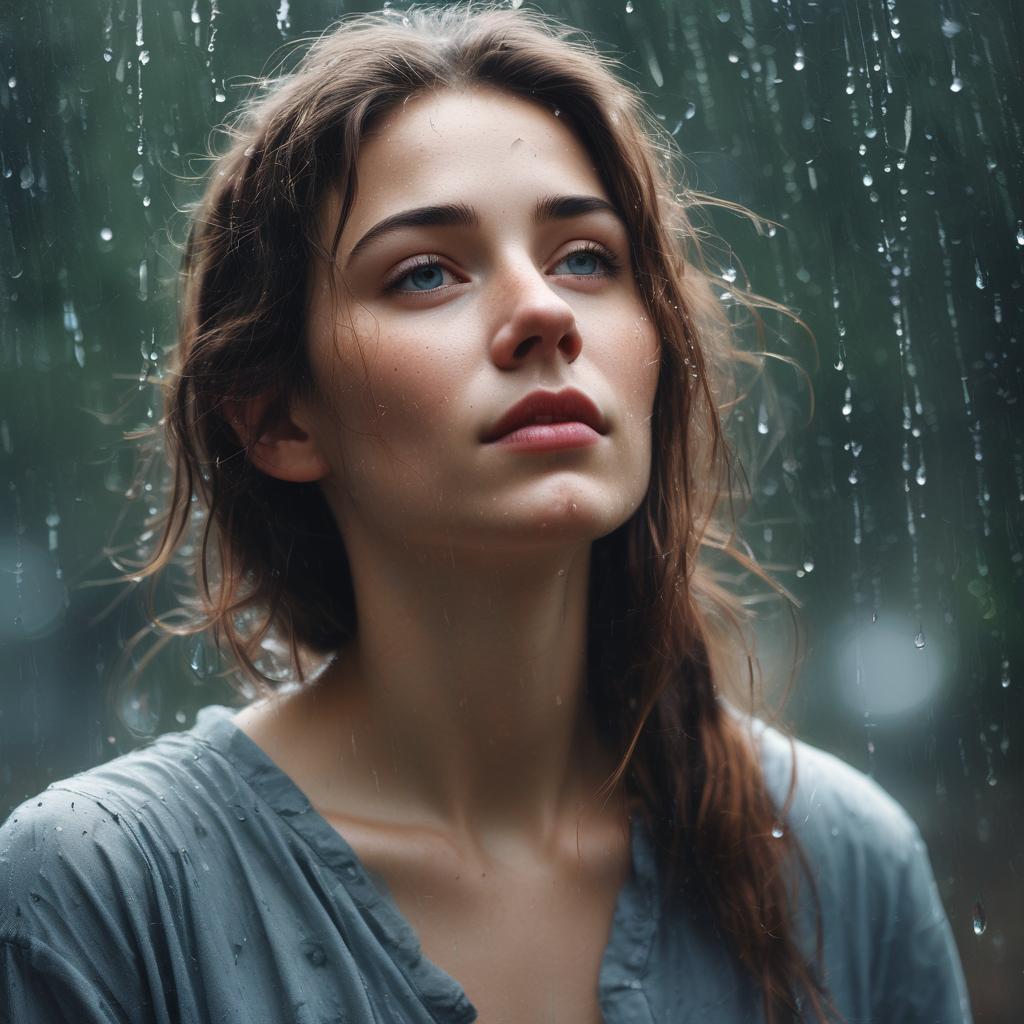 دختری زیر باران 5