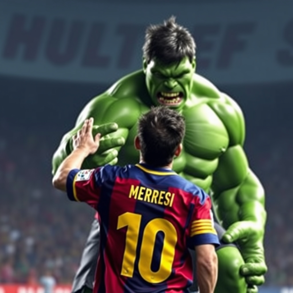  مسی در مقابل هالک7