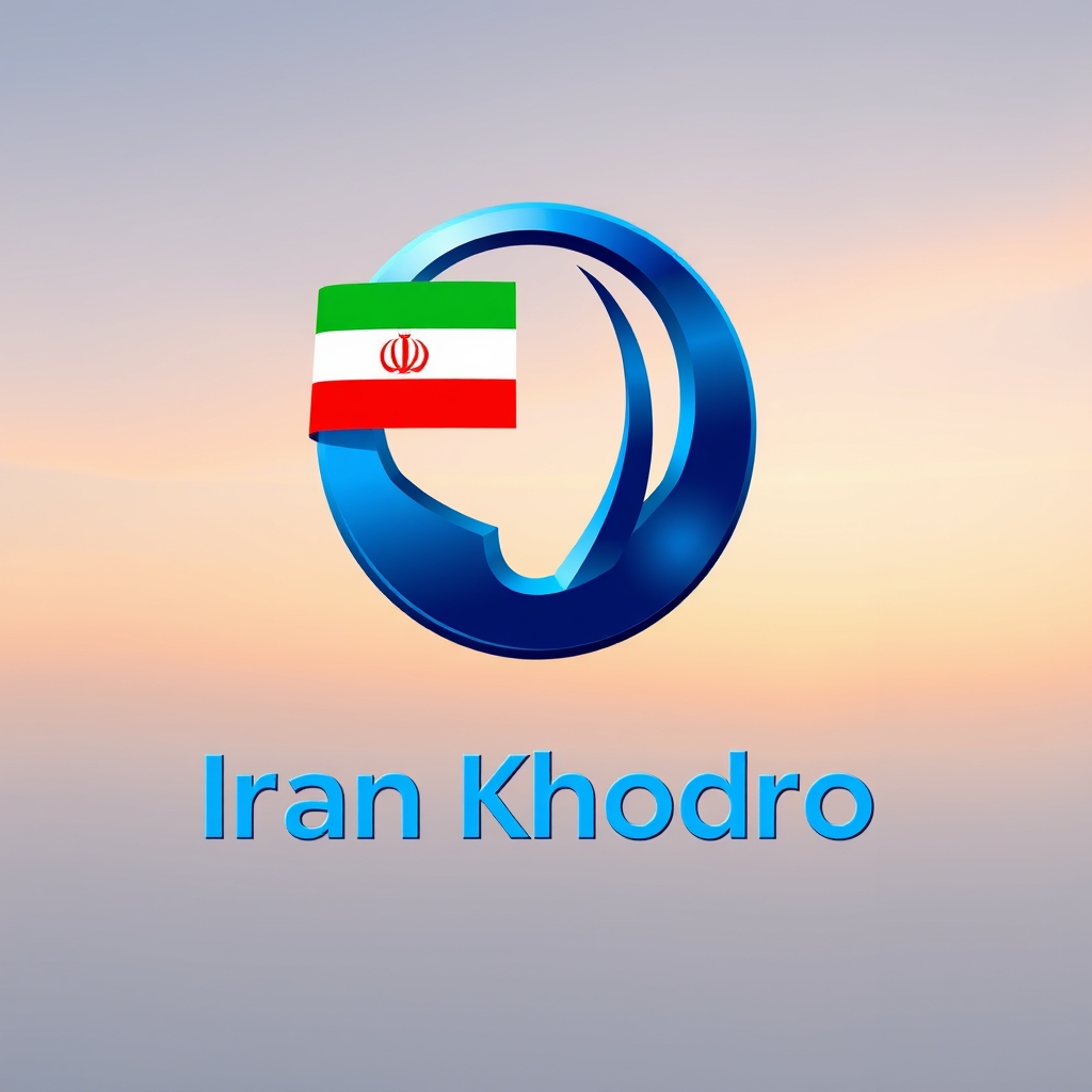 یک لوگو برای شرکت خودروسازی ایران خودرو طراحی کن با تم آبی23
