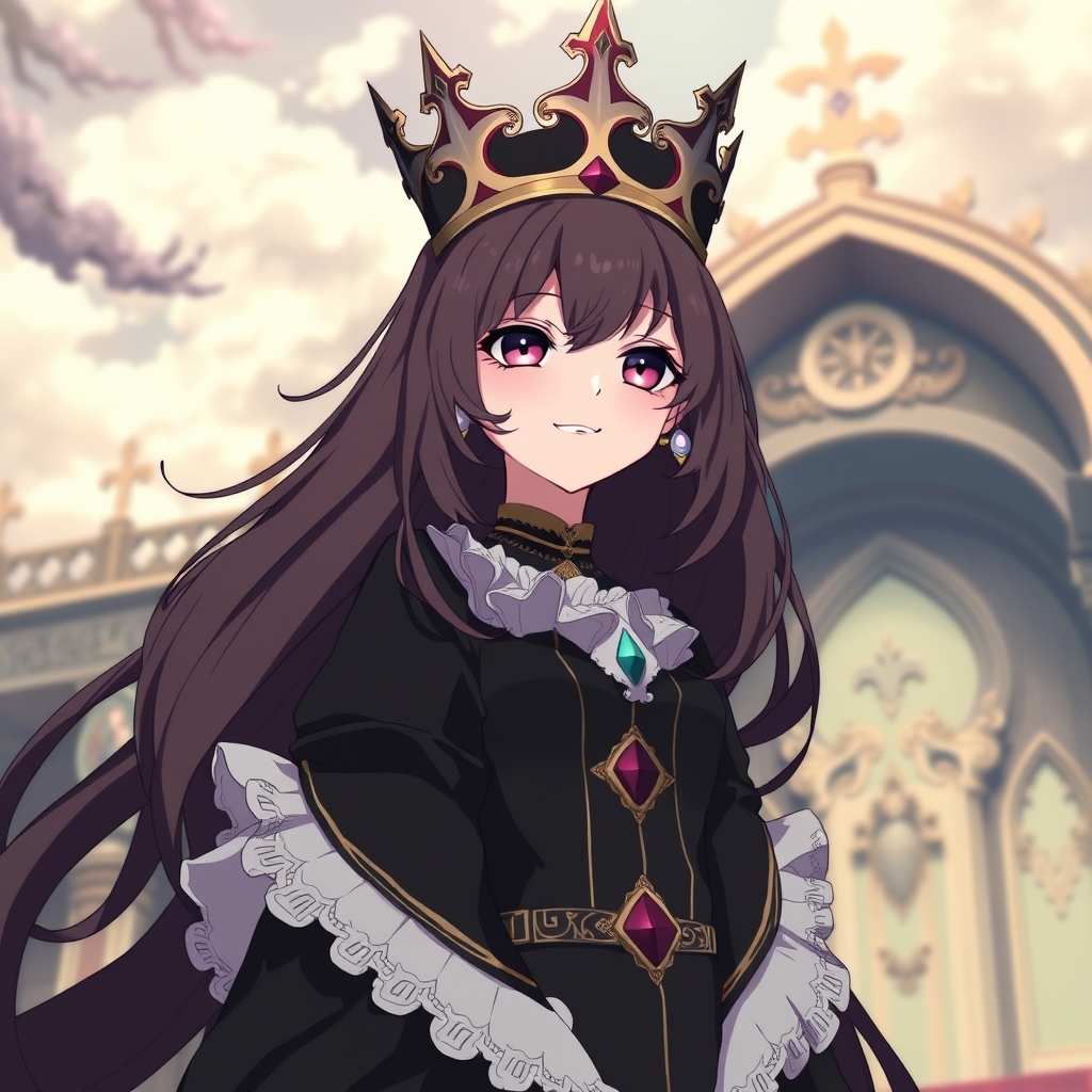 ملکه تاریک در قصر با لبخند11