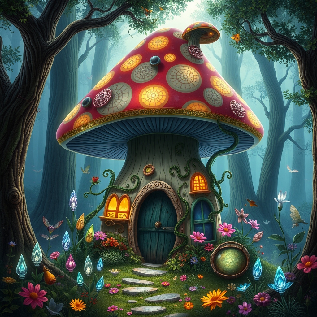 یه خونه قارچی تو جنگل 20