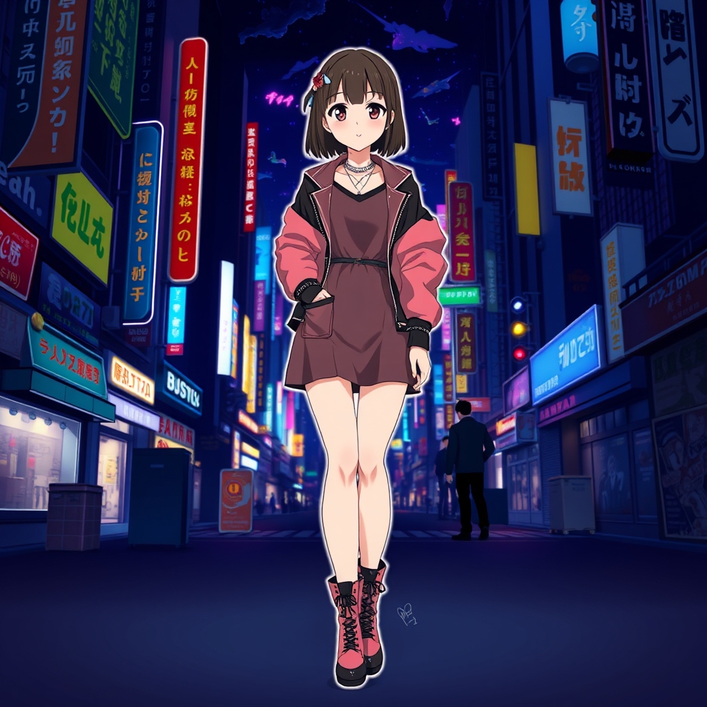 👗👢🖤🩷🌃👩🏻3