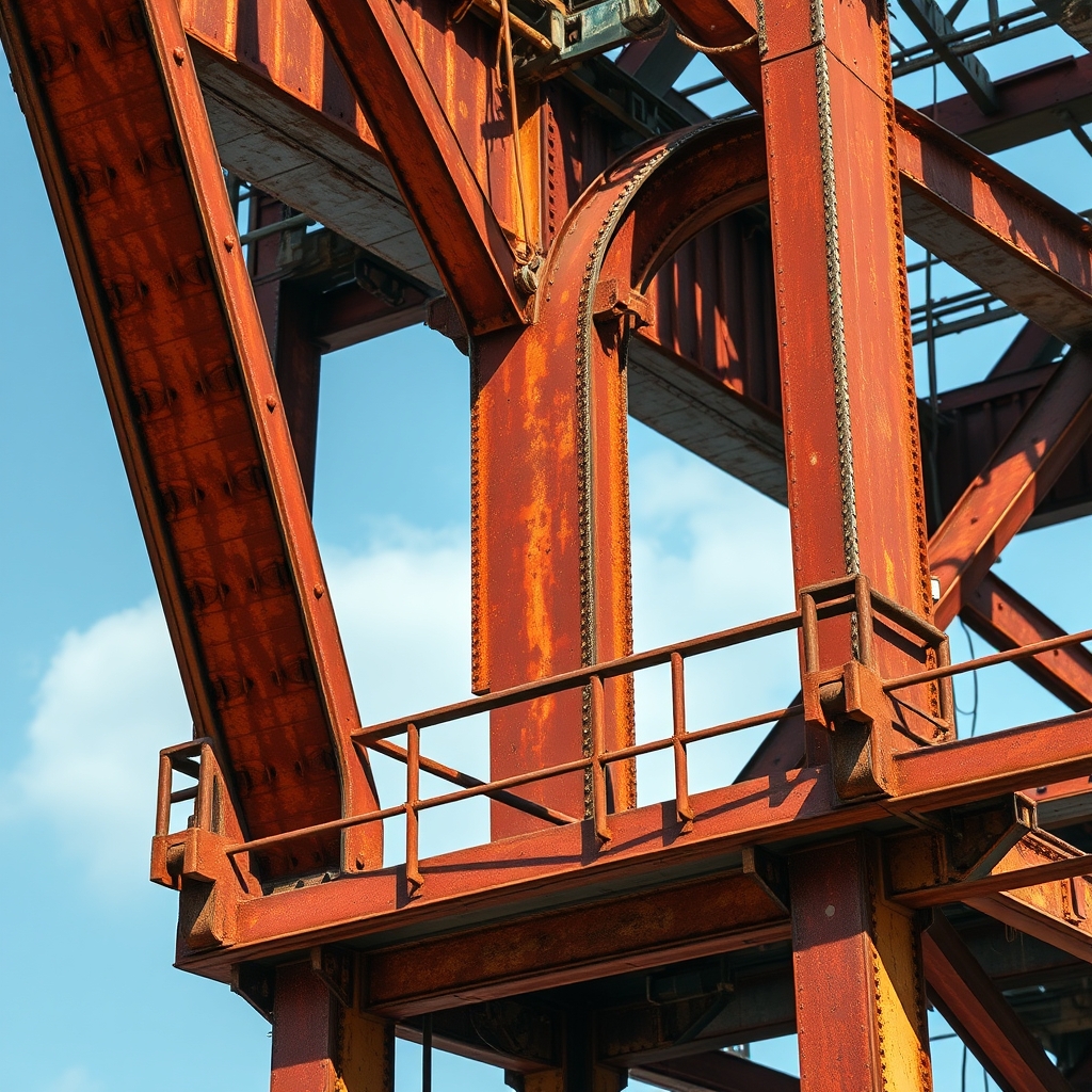 آهن زنگ نزن که در ساختمان به کار رفته باشد4