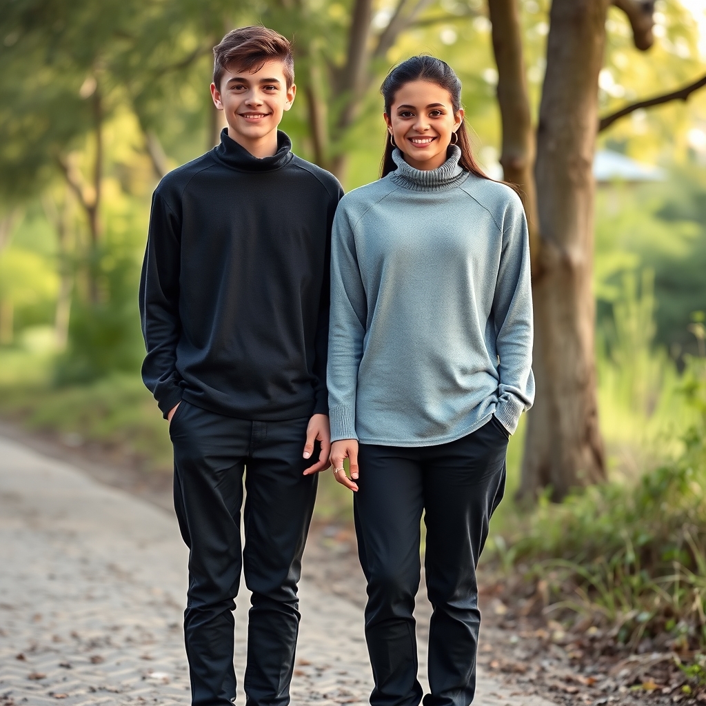 یه دختر و پسر قد بلند و خوشگل متناسب 21