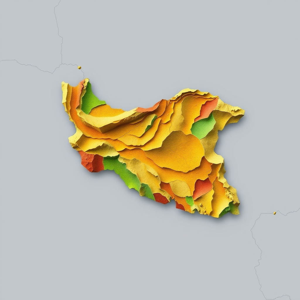 نقشه ی ایران زیبا 5