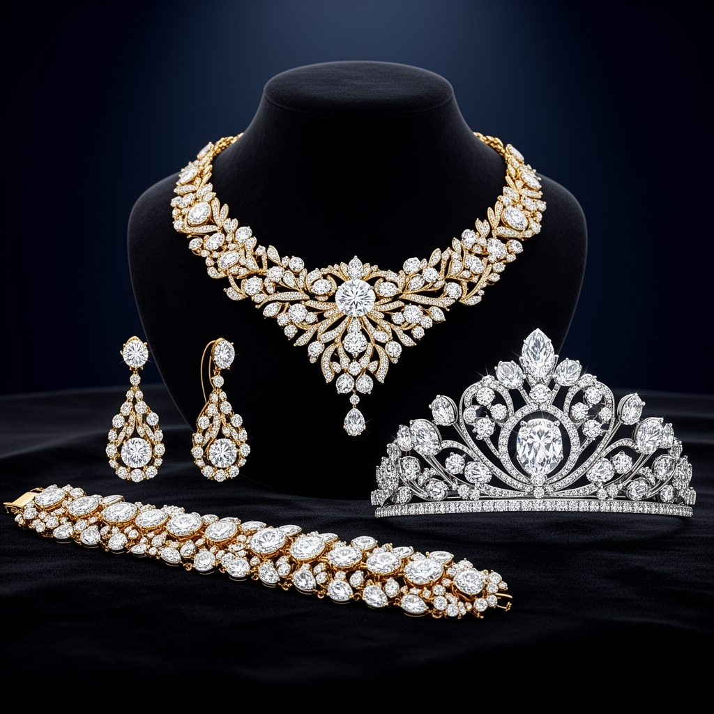 بدلیجات زیبا و گران با الماس های زیبا5