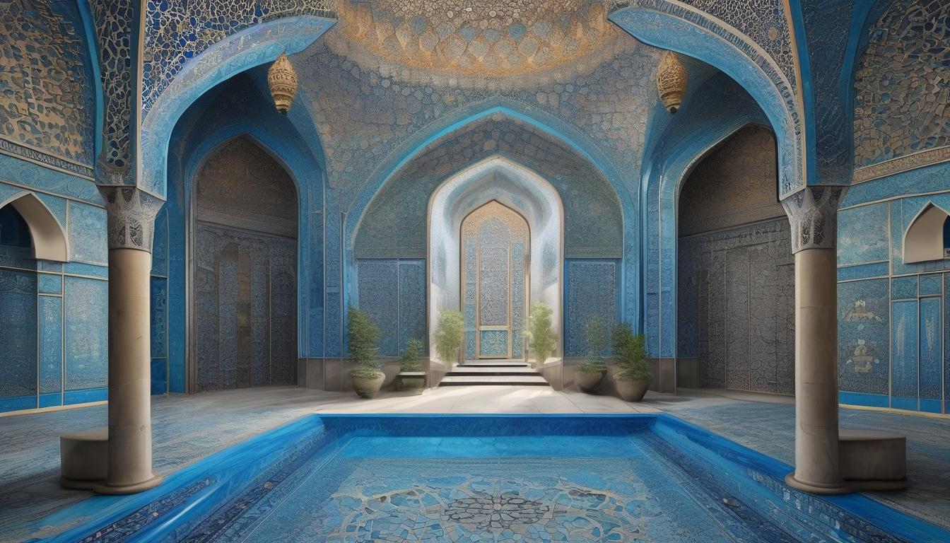 رسپشن،معماری ایرانی،آبی ایرانی،هایپررئال،موسیقی
11