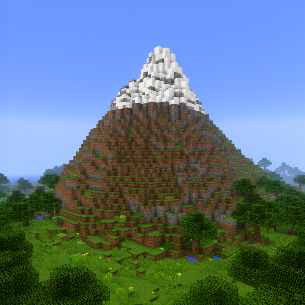 ماینکرافت و کوه 4