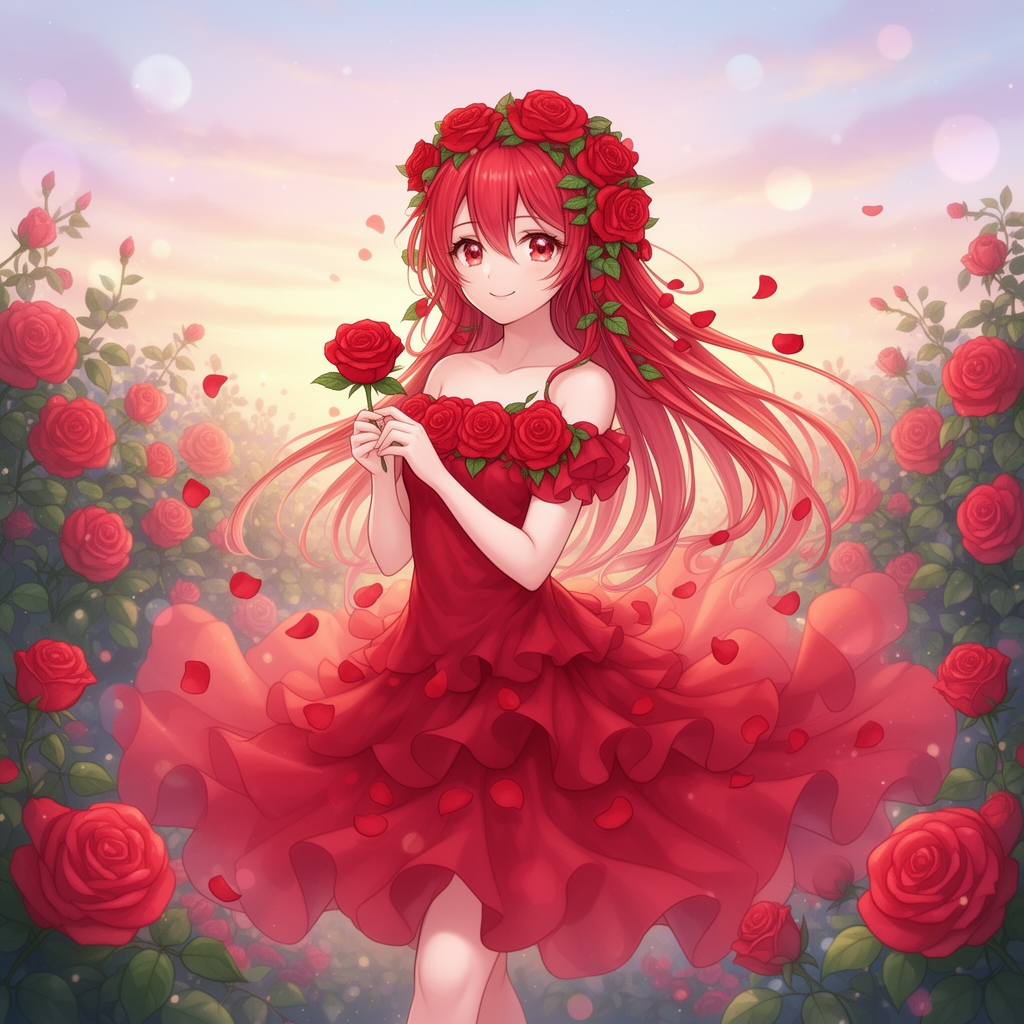 گل رز اگه دختر بود1