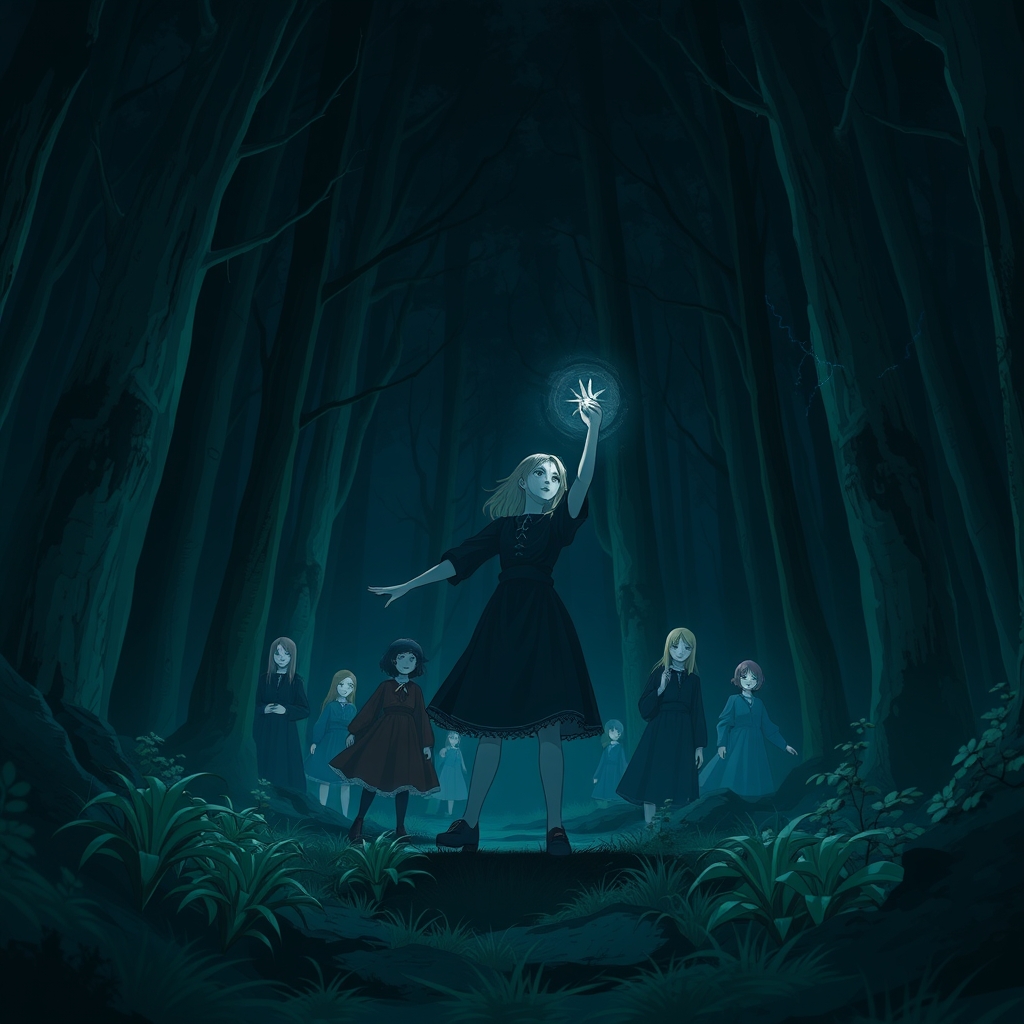 ترکیب آنابل و چاکی که مردم را احضار کنند و در جنگلی تاریک باشد 15